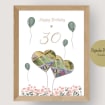 Money gift birthday 30 Personalized to print yourself DIY gift idea Digital download Personalizable Last minute gift