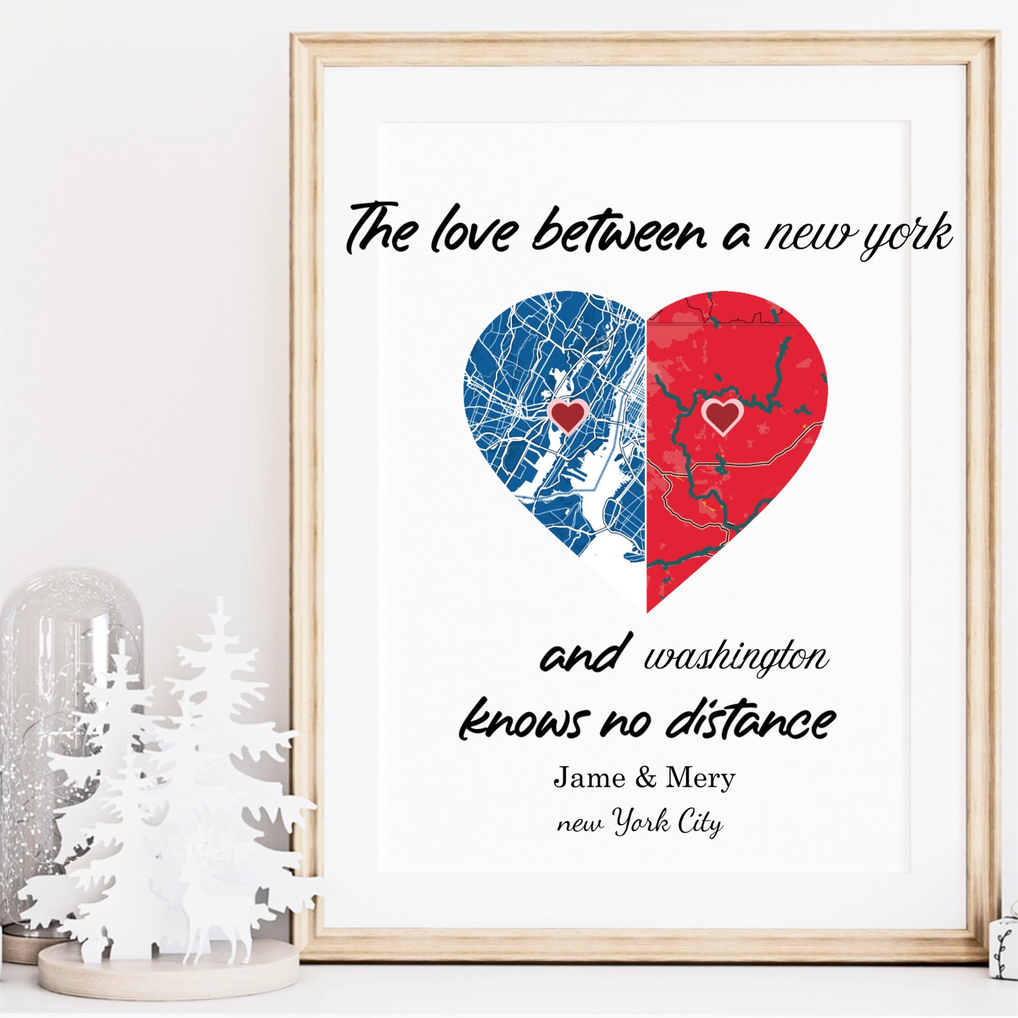 Custom Paintings. ThoughtyGift Personalization Paintings. Street Map Personalized Design Paintings. Meaningful Gifts for Relatives and Friends - thoughtygift.com