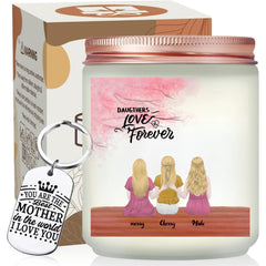 Personalized  Candles With Daughter Love Forever, Gifts For Mom From daughter, Gifts For Mom