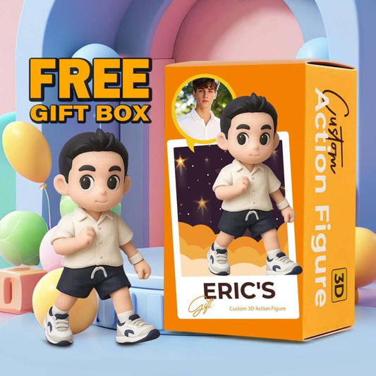 Custom 3D Action Figure: Your Personalized Toy Statue from Photo - Perfect Gift!