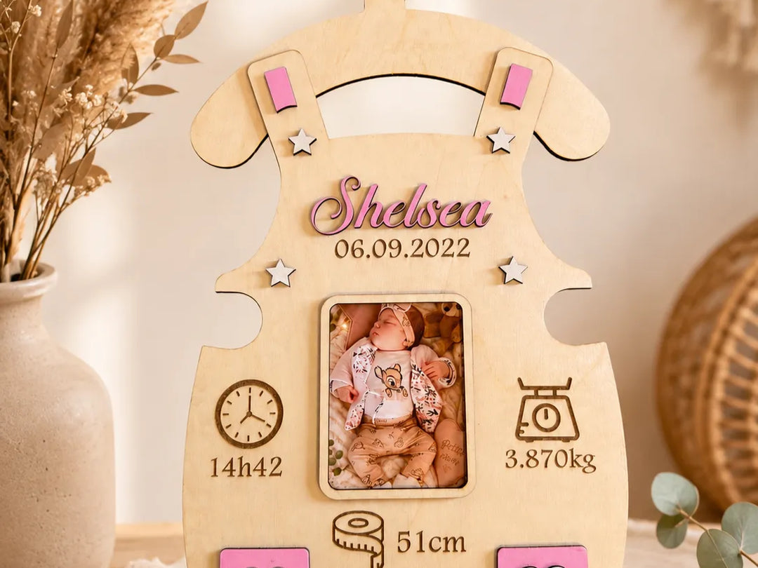 Custom High-Contrast Photo Engraved Basswood Plaque