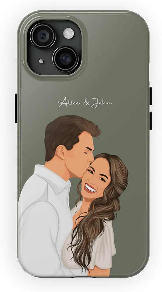 Personalized Custom Phone Case for iPhone 16/15/11/12/13/14 Pro Max Mini, and for Samsung S21 S22 S23 S24 FE Plus Ultra - Gift for Girlfriend, Boyfriend  Multicolor