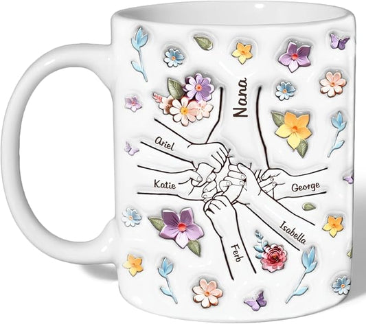 Pawfect House Mother's Day Mug, Personalized Coffee Cup For New Mom & Dad Gifts, Funny Baby Coffee Mugs, Gifts For New First Mom To Be From The Bump, This Mothers Day I'll Be Snuggled Baby Bump Mug