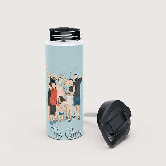Personalized Stainless Steel Water Bottle & Thermos – Custom Design with Your Name or Photo | Insulated, Leak-Proof, ideal for Sports, Travel, and Gifts for girlfriend 
