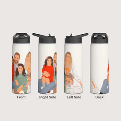 Personalized Stainless Steel Water Bottle & Thermos – Custom Design with Your Name or Photo | Insulated, Leak-Proof, ideal for Sports, Travel, and Gifts for girlfriend 