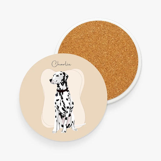 Personalized Custom Coaster Set – Hand-Drawn Illustration from Your Photo | Gift for Home Decor, Weddings, Birthdays, Chtristmas Gift 