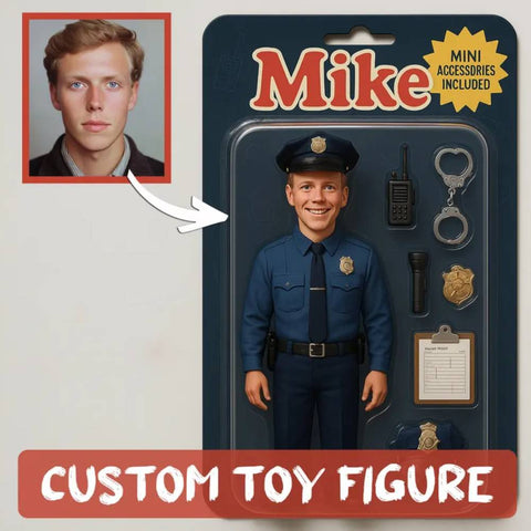 Fully Body Custom 3D Effect Action Figure Pack Packaging Toy Box Style Art Gift Personalized 2D Printing Acrylic Keychain Gift for Mother