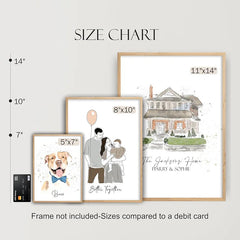 Custom Simpson Style Portrait, Personalized Mother And Children Photo, Funny Mother's Day Gift