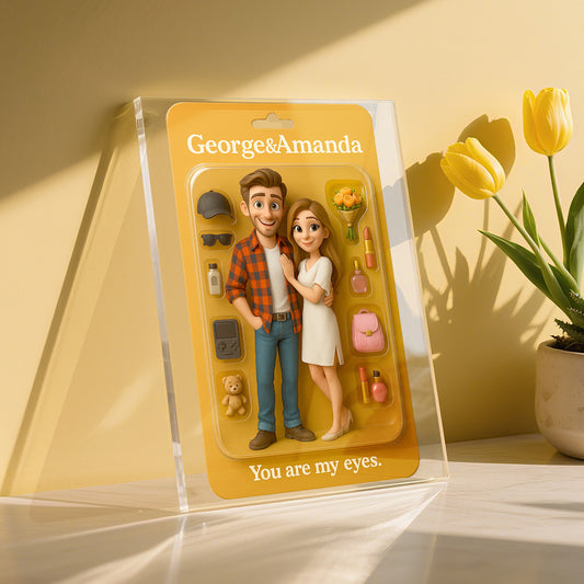 Personalized Custom Action Figure Portrait - Unique Blister Toy Art