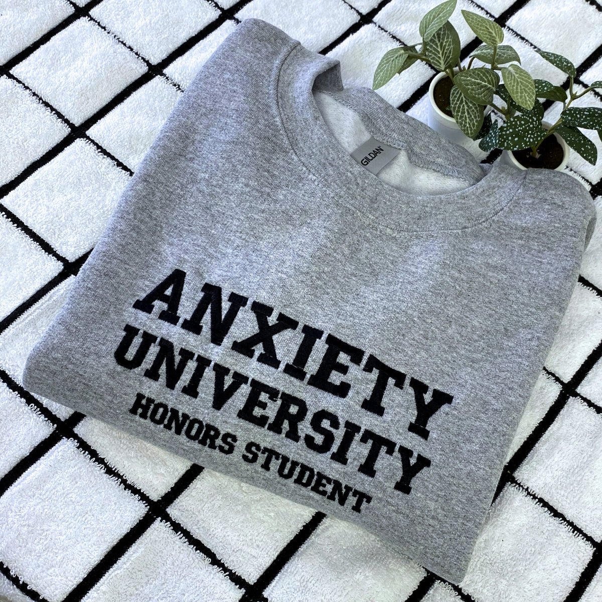Personalized Embroidered Sweatshirt - Custom Logo, Text, or Photo