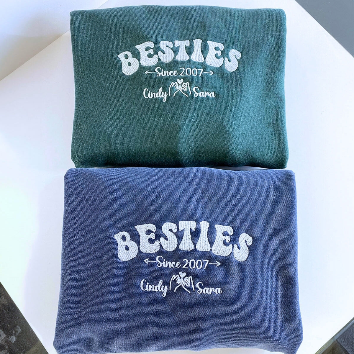 Custom Embroidered Tee, Personalized "ANY TEXT HERE" Logo Shirt