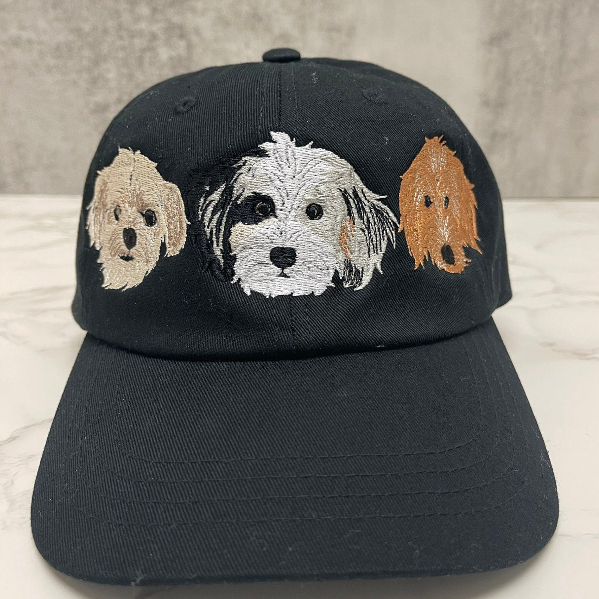 Personalized Pet Hat with Custom Embroidered Photo - Unique Pet Lover Gift Idea