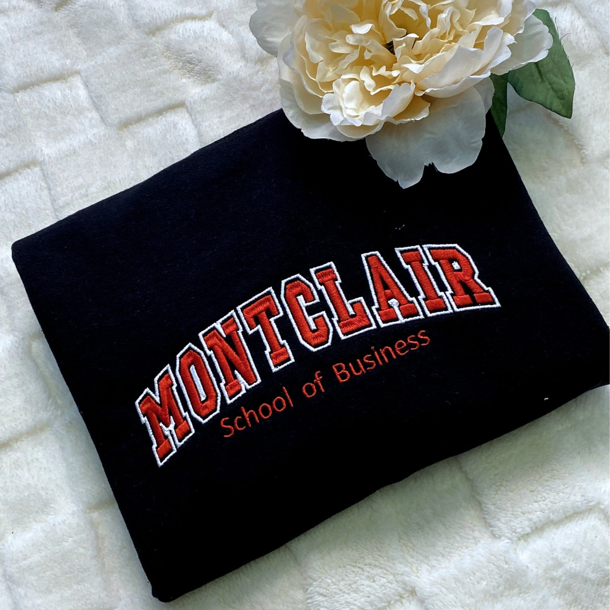 Custom Embroidered Varsity T-Shirt with Your Text