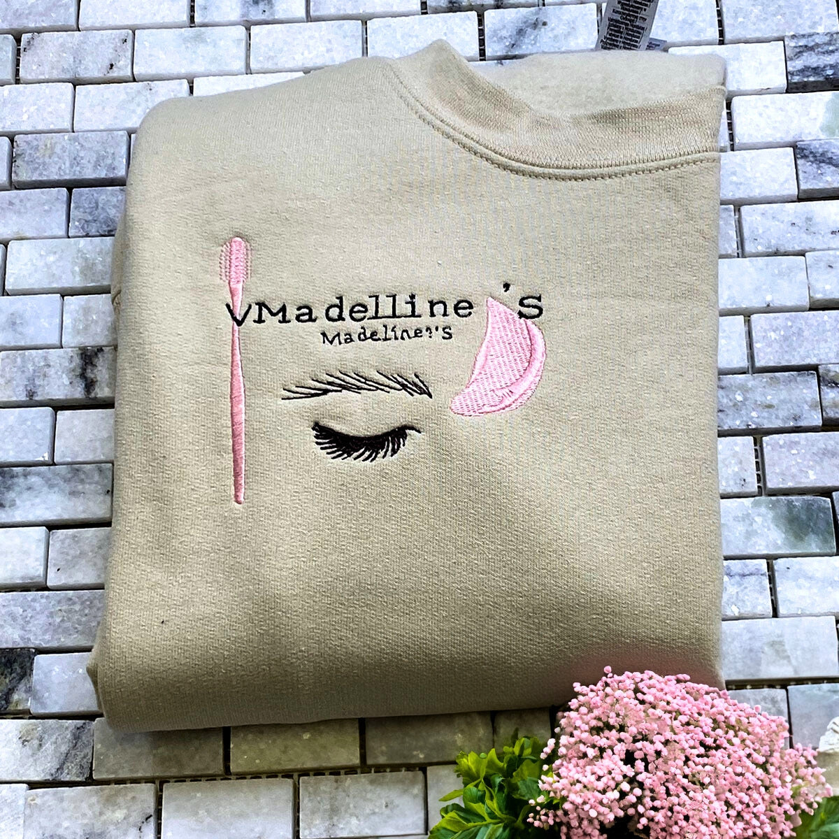 Custom Embroidered Varsity T-Shirt with Your Text