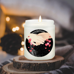 Custom Star Map Candle - Romantic And Elegant Anniversary Gift, Special Gift For Couple, Valentine's Gift, Gift For Her/Him - thoughtygift.com