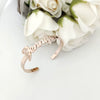 Personalized Customized Name Bracelet Stainless Steel Customized Letter Opening Adjustable Bracelet Children's Jewelry Gifts