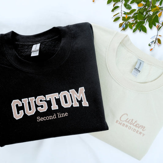 Personalized Embroidered Sweatshirt - Thoughtful Gift for Everyone