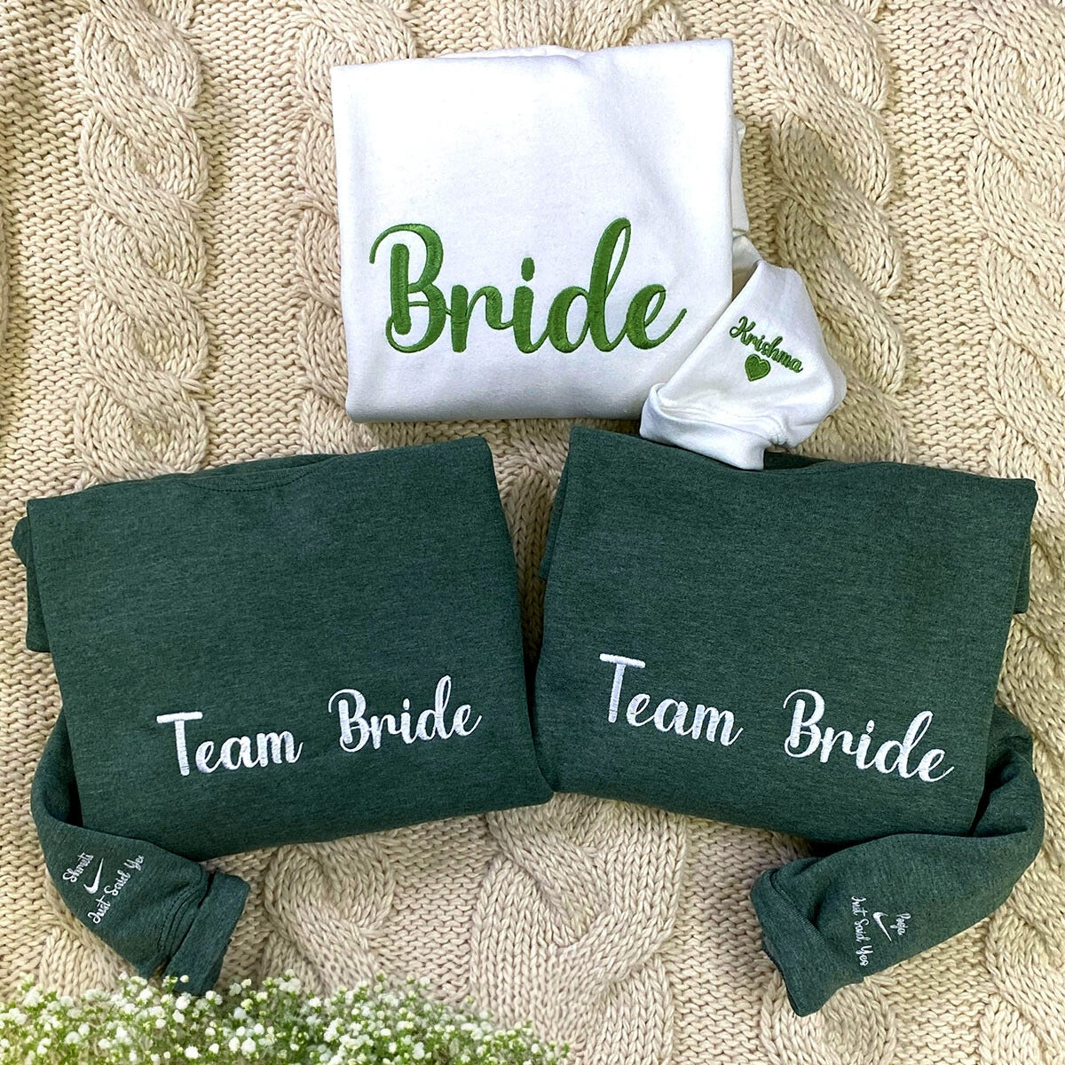 Personalized Embroidered Sweatshirt - Custom Logo, Text, or Photo