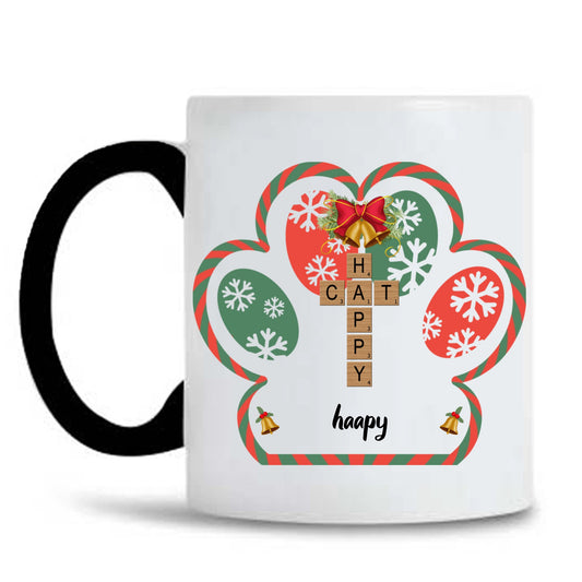 Personalized Crossword Mug for Cat Owners, Gift For Cat Mom, Cat Dad - thoughtygift.com