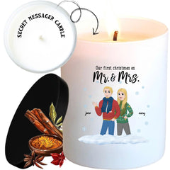 Personalized Scented Candles Christmas Gifts You And Me - thoughtygift.com