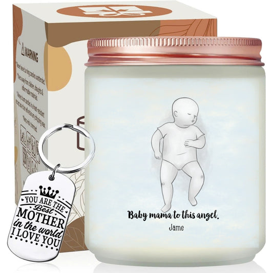 Best Gifts For Mom, Custom Candles With Gift For Expecting Mom, First Mothers Day Gift, Gift For Mom