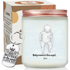 Best Gifts For Mom, Custom Candles With Gift For Expecting Mom, First Mothers Day Gift, Gift For Mom