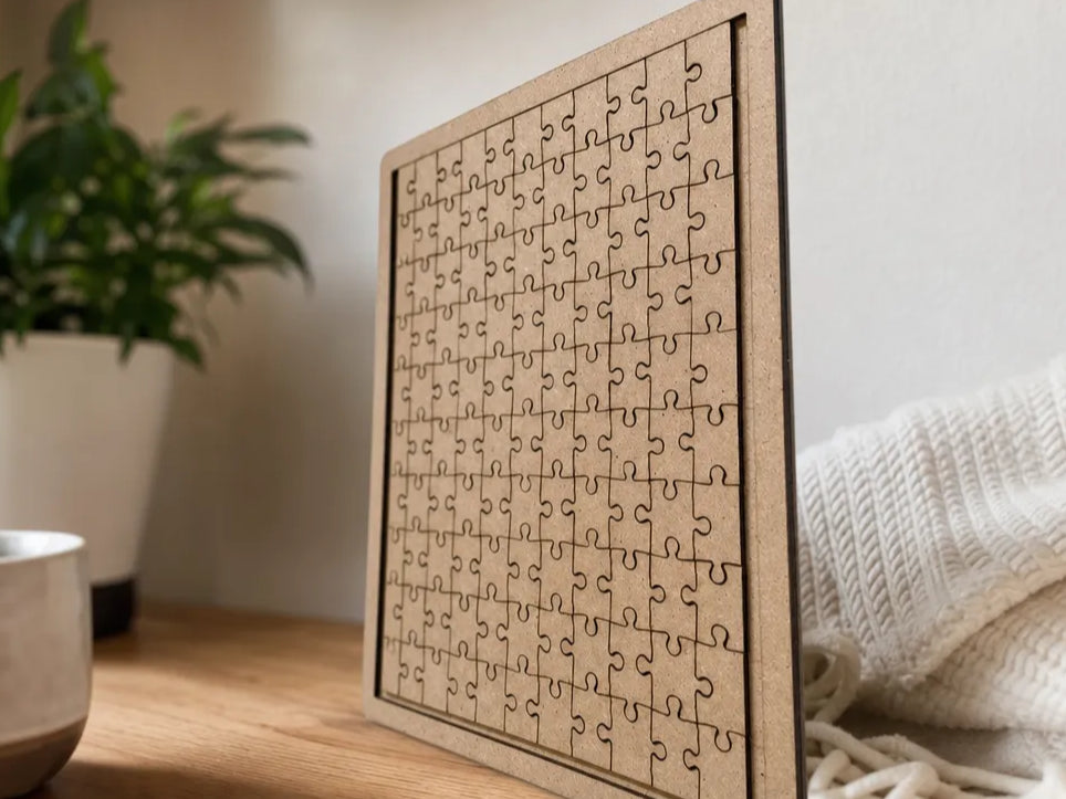 Custom 3D Slot-Together Laser Cut Wooden Puzzle Model