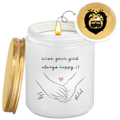 Personalized Scented Candle with Photo – A Special Gift for Your Loved One, Hidden Image Candle, Adorable Present For Her, Gift For Valentine, Anniversary - thoughtygift.com