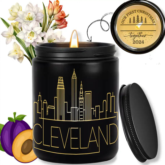 Custom Candles. ThoughtyGift Travel Personalized Candles. Personalized Candles. 10 Oz Smokeless Soy Wax Candle - Burn Times 40h - thoughtygift.com