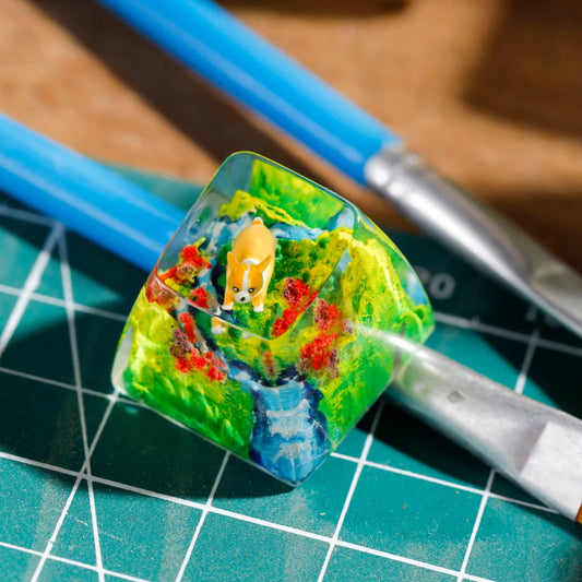 CORGI KEYCAP – ARTISAN KEYCAP