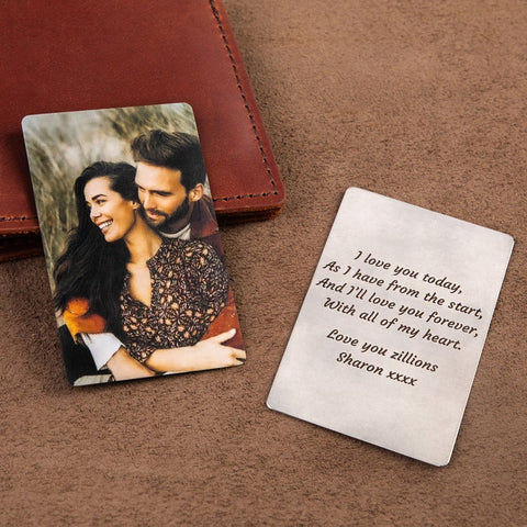 Custom handwriting wallet insert for Daddy, Childs drawing picture, Handwriting wallet card with photo, Personalized drawing wallet card