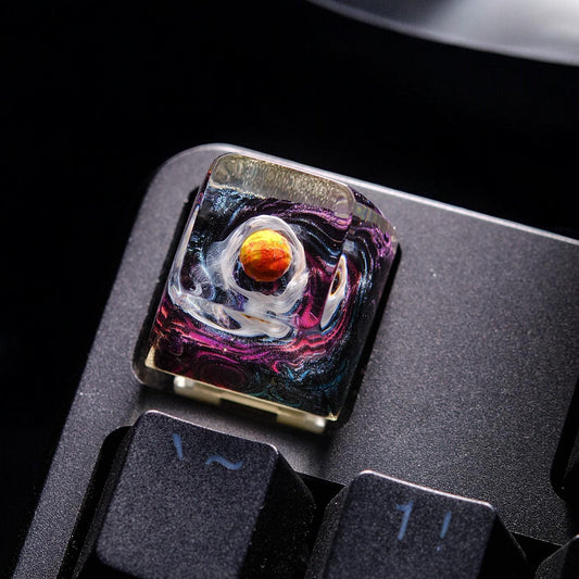 Keycap Artisan Mars ESC,Custom Handmade keycaps,Keycaps anime cute,Personalized gift, Handmade gift,galaxy keycap resin,artisan keycap