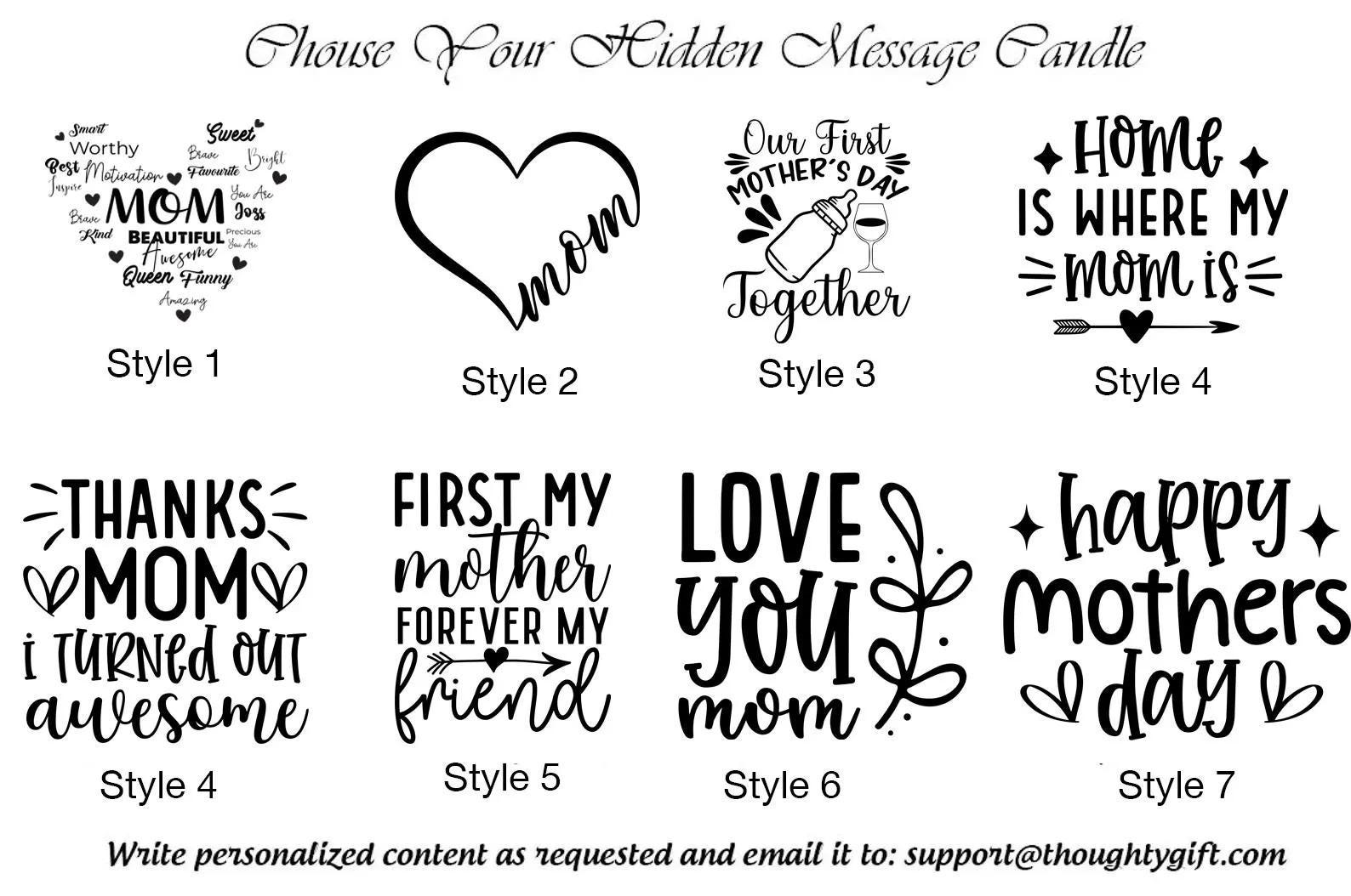Custom Name Mom And Kid Hands, Great Hidden Message, Custom Mother's Day Gifts From Daughter, Birthday Gifts For Mom, Custom Kids Names