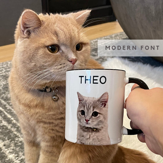 Custom Pet Mug Using Pet Photo + Name Custom Dog Mug Dog Coffee Cup Personalized Pet Mugs Dog Mom Mug Personalized Cat Dad Mug New Dog Mug - thoughtygift.com