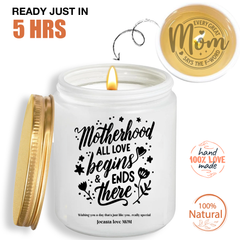 Custom Engagement Candle Funny Gift For Mother's Day, Hidden Message Scented Candle, Custom Name Candle - thoughtygift.com