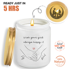 Personalized Scented Candle with Photo – A Special Gift for Your Loved One, Hidden Image Candle, Adorable Present For Her, Gift For Valentine, Anniversary - thoughtygift.com