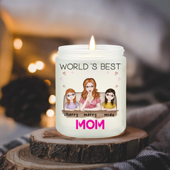 Custom candles ThoughtyGift With Mom And Daughter, Gifts For Mom From Daughter, Gifts For Mom