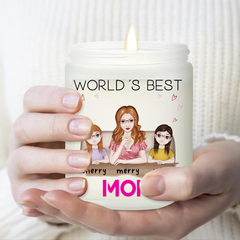 Custom candles ThoughtyGift With Mom And Daughter, Gifts For Mom From Daughter, Gifts For Mom