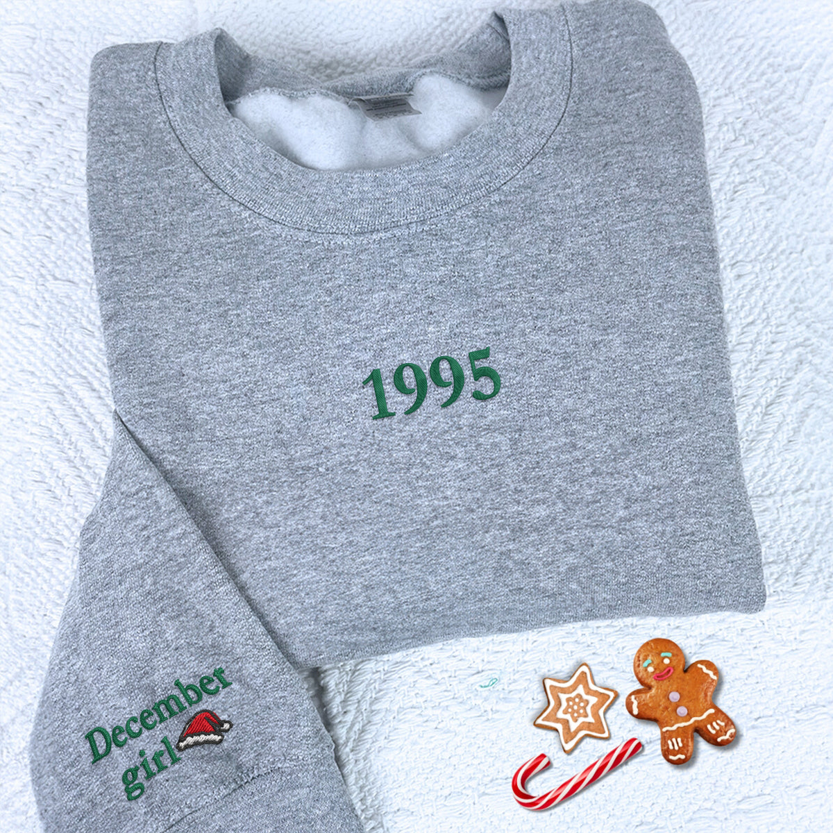 Embroidered Year Sweatshirt - Personalized Milestone Apparel