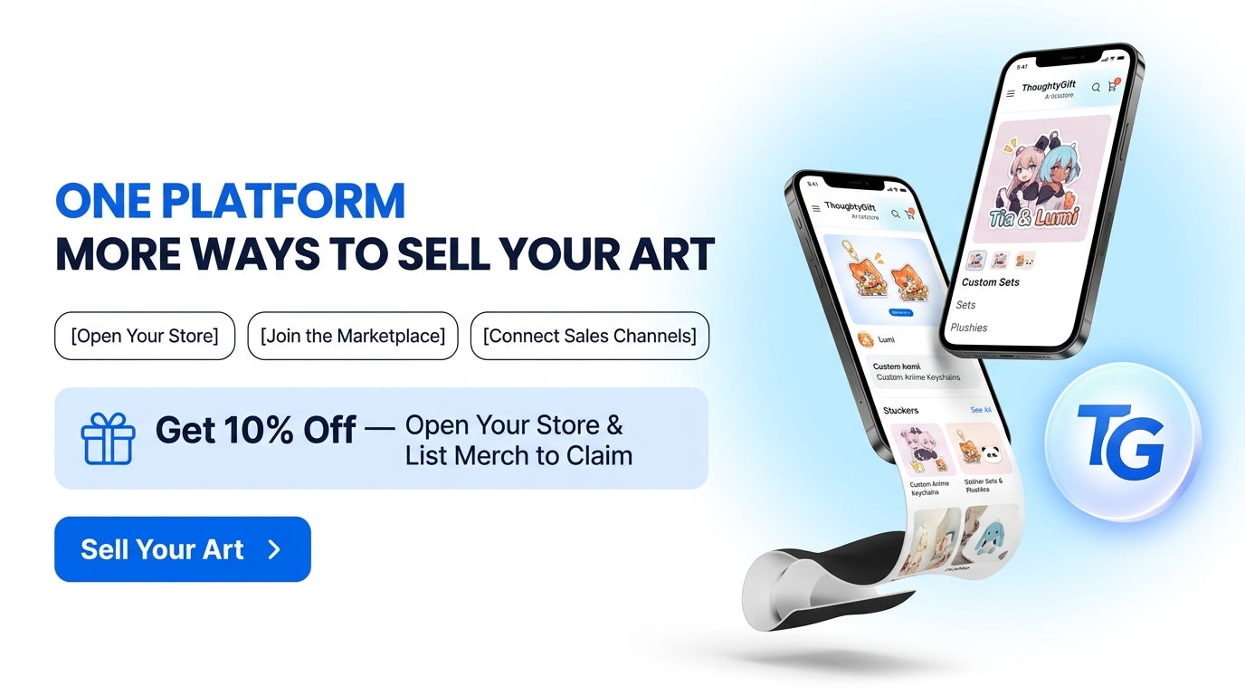 Introducing Artiststore — ThoughtyGift’s POD Store Platform for Artists