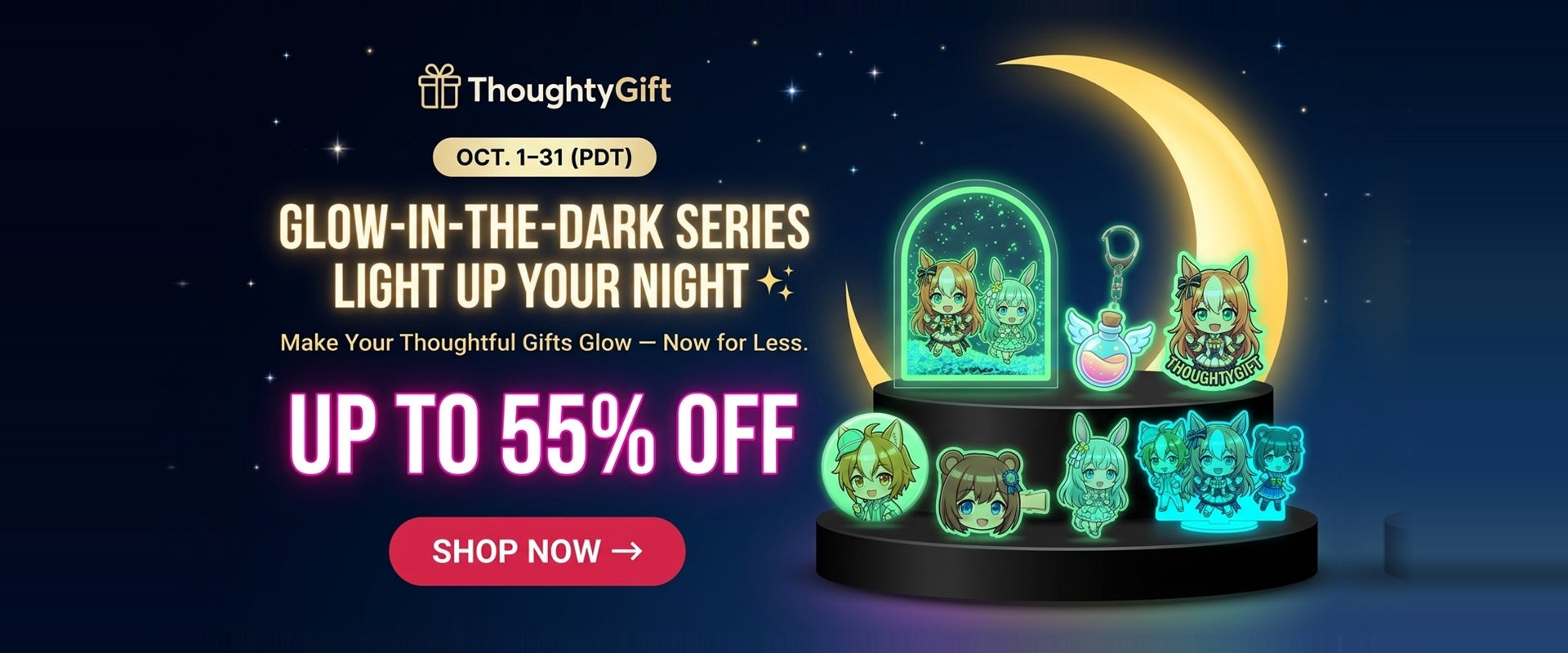ThoughtyGift | GLOW-IN-THE-DARK SERIES