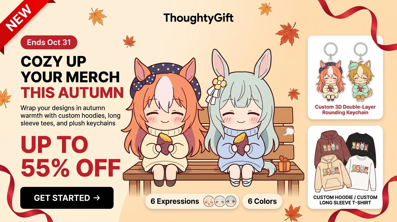 ThoughtyGift | COZY UP YOUR MERCH THIS AUTUMN