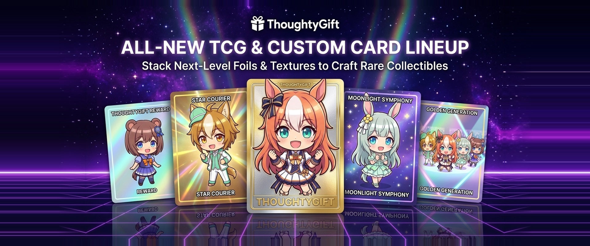 ThoughtyGift | ALL-NEW TCG & CUSTOM CARD LINEUP