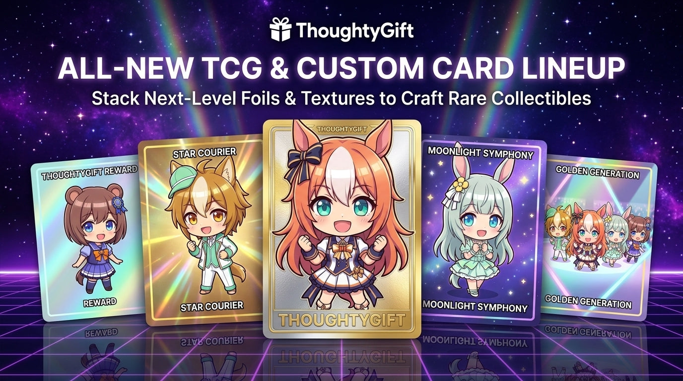 ThoughtyGift | ALL-NEW TCG & CUSTOM CARD LINEUP